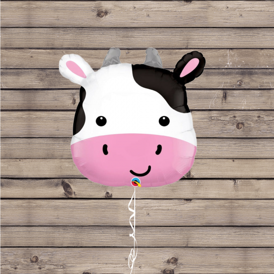 Cow Head Supershape Balloon