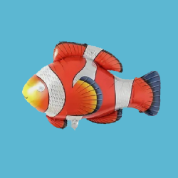 Tropical Clown Nemo Fish Foil Balloon