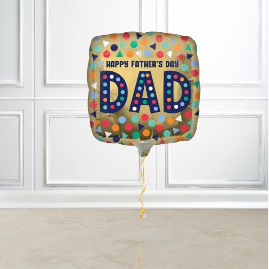 Happy Fathers Day Dad Foil Balloon