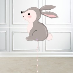 Woodland Bunny Inflated Foil Balloon Woodland Bunny Inflated Foil Balloon