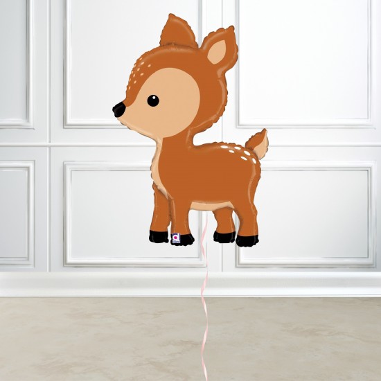 Woodland Deer Inflated Foil Balloon