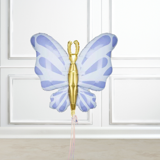 Blue Butterfly Foil Balloon Blue Butterfly Foil Balloon