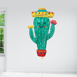 Fiesta Cactus SuperShape Foil Balloon