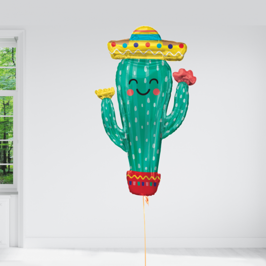 Fiesta Cactus SuperShape Foil Balloon