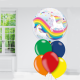 Happy Birthday Rainbow Unicorn Balloon Bundle