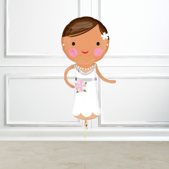 Lovely Bride Wedding Supershape Helium Balloon Lovely Bride Wedding Supershape Helium Balloon