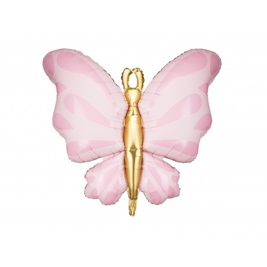 Pink Butterfly Foil Balloon