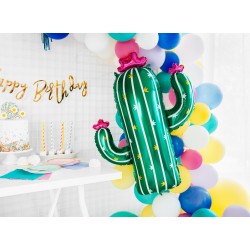 Fiesta Cactus Foil Balloon