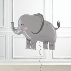 Jungle Elephant Foil Balloon  Jungle Elephant Foil Balloon