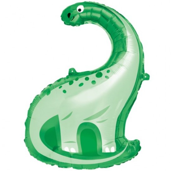 Green Dinosaur Foil Balloon 33 Inches