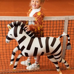 Zebra Shaped Helium Foil Giant Balloon Zebra Shaped Helium Foil Giant Balloon