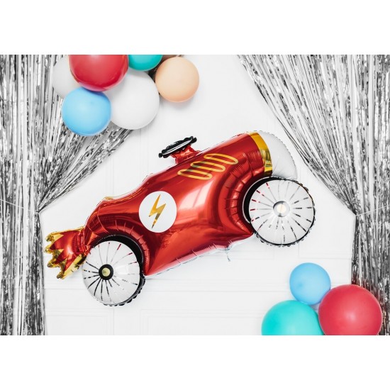 Giant Vintage Red Car Foil Balloon 36 Inch