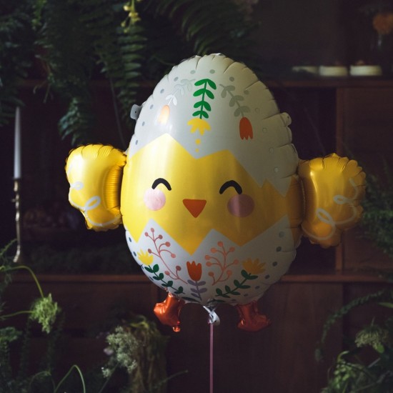 Yellow Chick Foil Balloon