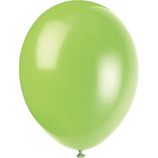 10 Latex Assorted Pastel Colour Balloons