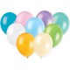 10 Latex Assorted Pastel Colour Balloons