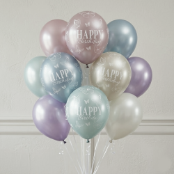 Butterfly Birthday Balloons - INFLATED