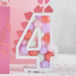 Pink Lilac and Pastel Green Balloon Pack with Card Spikes
