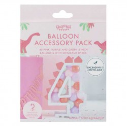 Pink Lilac and Pastel Green Balloon Pack with Card Spikes Pink Lilac and Pastel Green Balloon Pack with Card Spikes