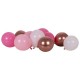 40 Blush And Rose Gold Balloon Mosaic Balloon Pack 5"