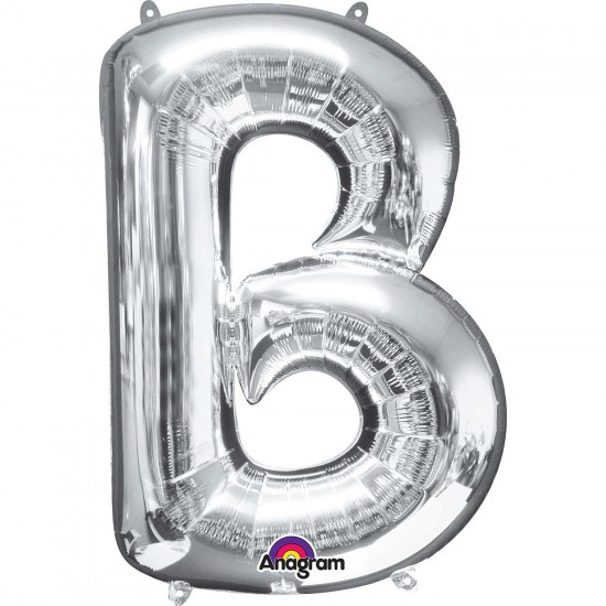 Letter B Silver