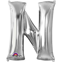 Letter N Silver Letter N Silver
