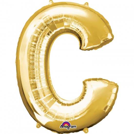 Letter C Gold