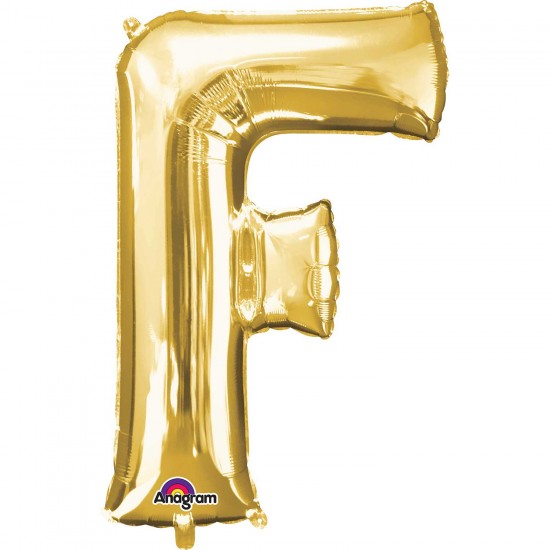 Letter F Gold