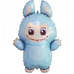 Blue Bad Bunny Jumbo Foil Balloon INFLATED Blue Bad Bunny Jumbo Foil Balloon INFLATED