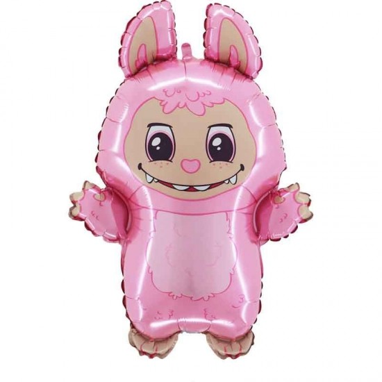 Pink Bad Bunny Jumbo Foil Balloon INFLATED