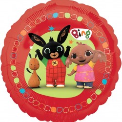 Bing Bunny Party Round Foil Balloon 18 inch Bing Bunny Party Round Foil Balloon 18 inch