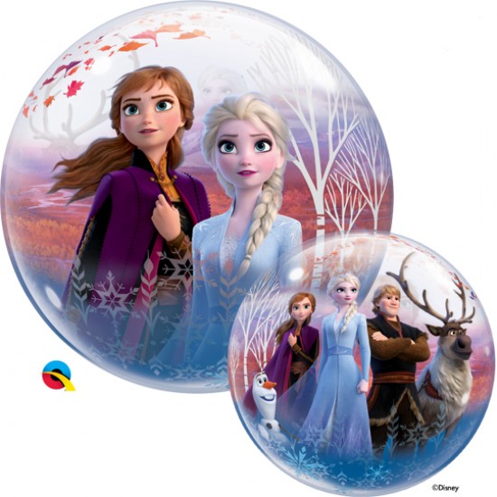 Frozen 2 Bubble Balloons 22"