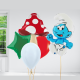 Smurf Cartoon Character Party Balloon Set INFLATED