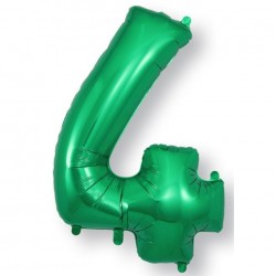 Green Jumbo Number 4 Balloon Green Jumbo Number 4 Balloon