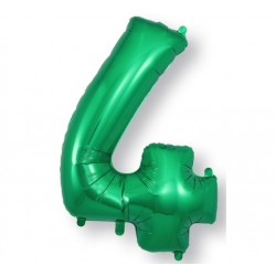 Green Jumbo Number 4 Balloon Green Jumbo Number 4 Balloon
