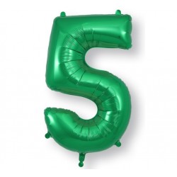 Green Jumbo Number 5 Balloon Green Jumbo Number 5 Balloon