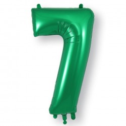 Green Jumbo Number 7 Balloon Green Jumbo Number 7 Balloon