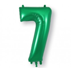 Green Jumbo Number 7 Balloon Green Jumbo Number 7 Balloon