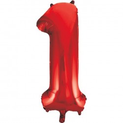 Red Number 1 Balloon Giant 34 Inch Helium Foil Number Balloons Red Number 1 Balloon Giant 34 Inch Helium Foil Number Balloons