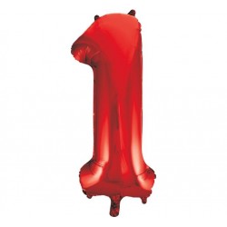 Red Number 1 Balloon Giant 34 Inch Helium Foil Number Balloons Red Number 1 Balloon Giant 34 Inch Helium Foil Number Balloons