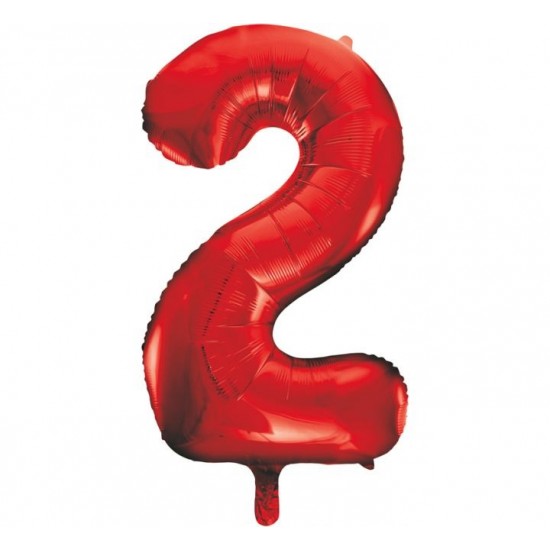 Red Number 2 Balloon Giant 34 Inch Helium Foil Number Balloons Red Number 2 Balloon Giant 34 Inch Helium Foil Number Balloons