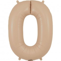 MATTE NUDE Number 0 Balloon