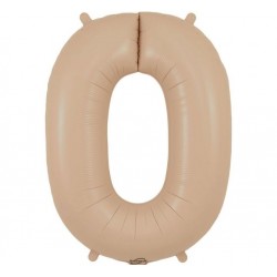 MATTE NUDE Number 0 Balloon