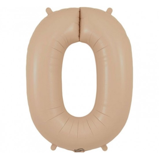 MATTE NUDE Number 0 Balloon