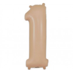 MATTE NUDE Jumbo Number 1 Balloon