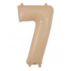 MATTE NUDE Jumbo Number 7 Balloon