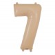 MATTE NUDE Jumbo Number 7 Balloon