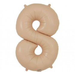 MATTE NUDE Jumbo Number 8 Balloon