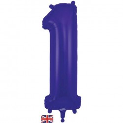 Purple Jumbo Number 1 Balloon Purple Jumbo Number 1 Balloon