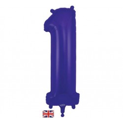 Purple Jumbo Number 1 Balloon Purple Jumbo Number 1 Balloon