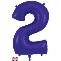 Purple Jumbo Number 2 Balloon Purple Jumbo Number 2 Balloon